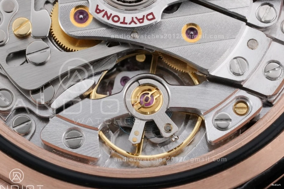 126515 Oyster-flex Best VSF Dial 1:1 On Daytona DD4131 Strap Weight Gain Marker RG Sub-dial Stick Black Edition 0129